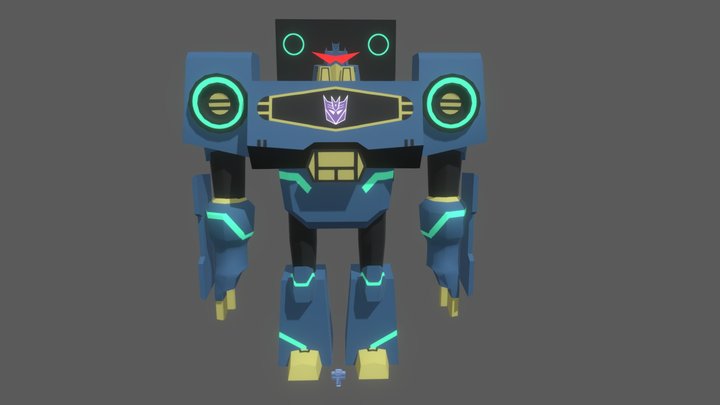 [TRANSFORMERS:PRIME] -Rigged character- SOUNDWAVE 3Dmodel