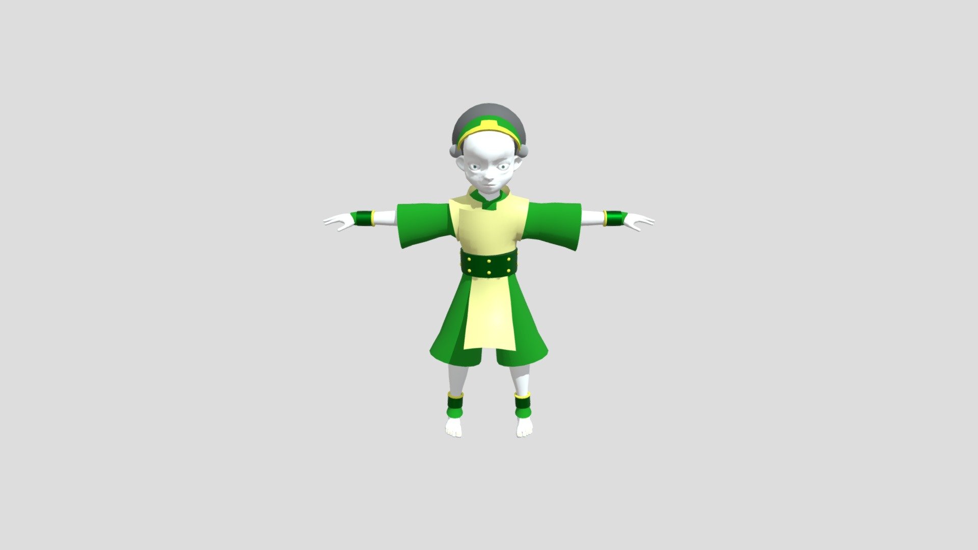 dseker - Toph Beifong 3d