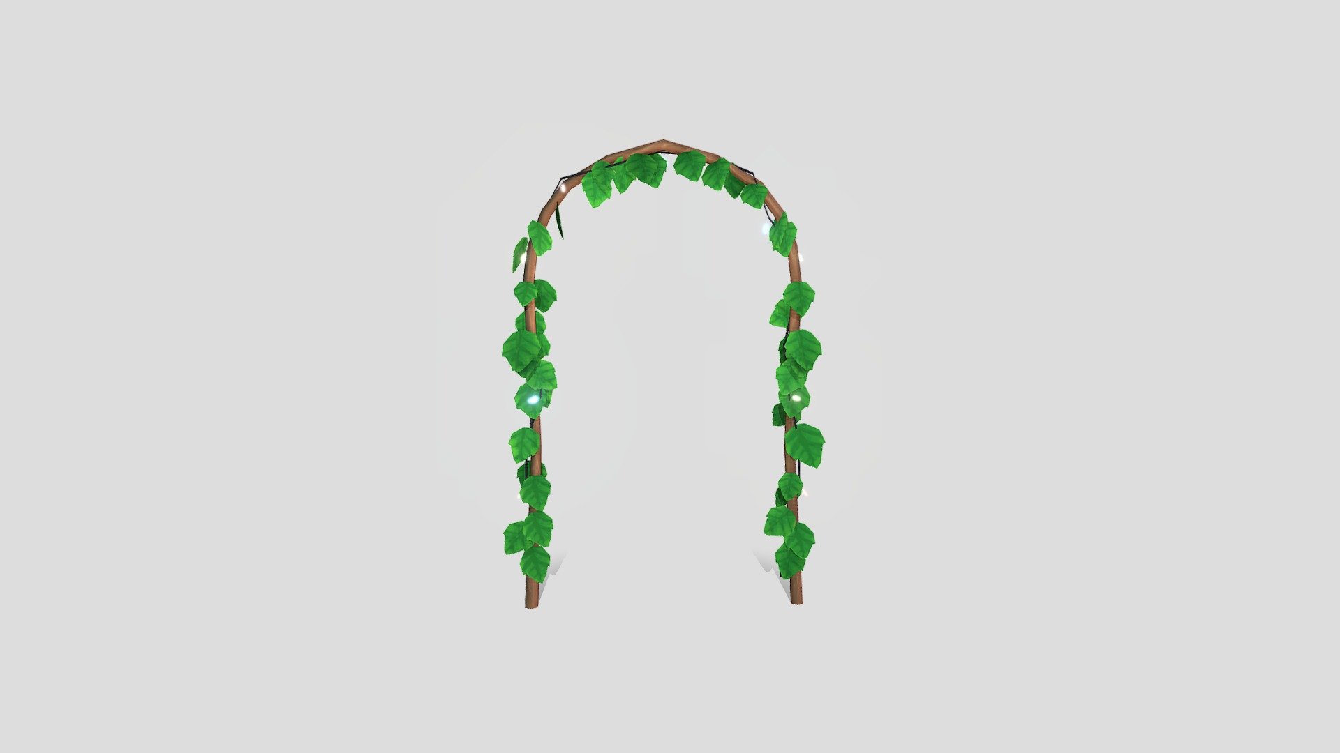 Pergola Ivy Arch low poly