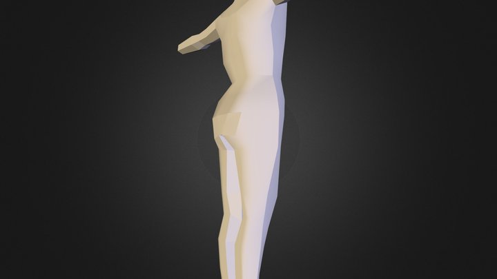female character basemesh 3D Model