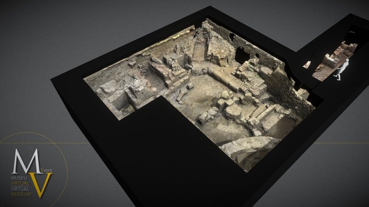 Praefurnium - Termas Romanas 3D Model