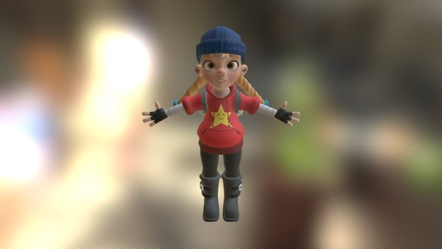 Jesse Final Character Model 3D Model