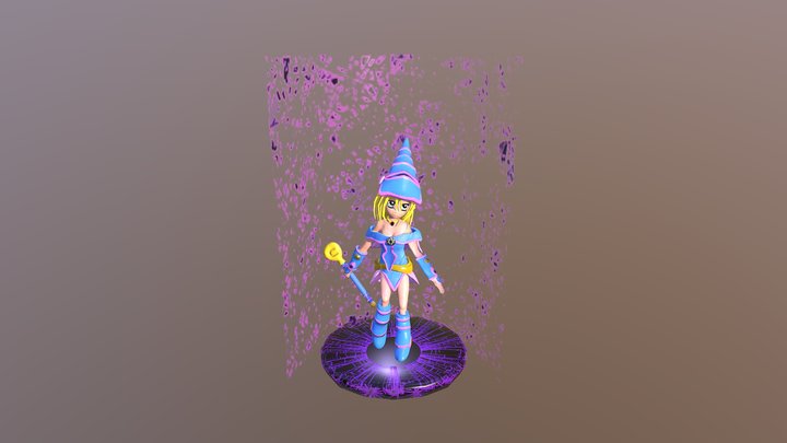 GD50 Ian Dark Magician Girl - Fan Art 3D Model