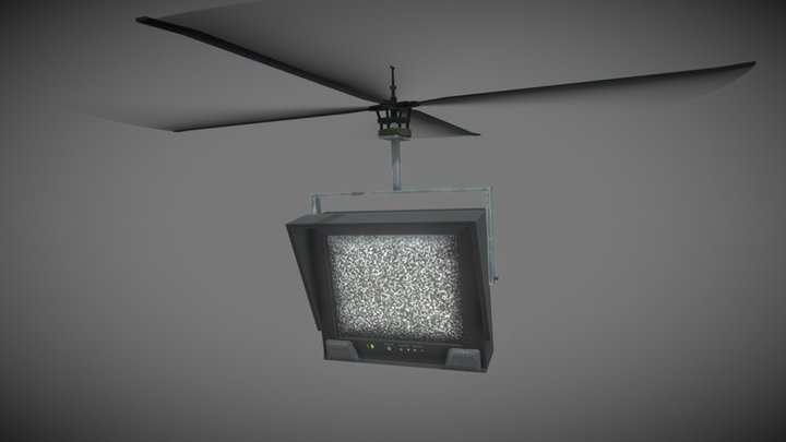 tv helicopter – Modello 3D gratuito STL