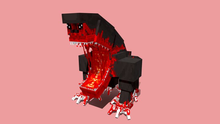Zoochosis: Gorilla- Minecraft Style 3D Model