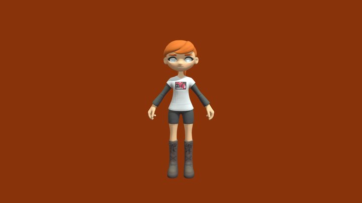 SMG4 - Meggy (2023, Ponytail) – Modèle 3D gratuit STL