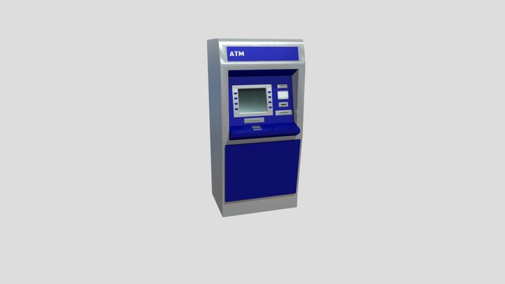 ATM Cash Machine 3D Model