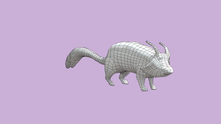 Creature_Low_Poly 3D Model