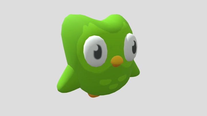 Duo (Duolingo) 3D Model