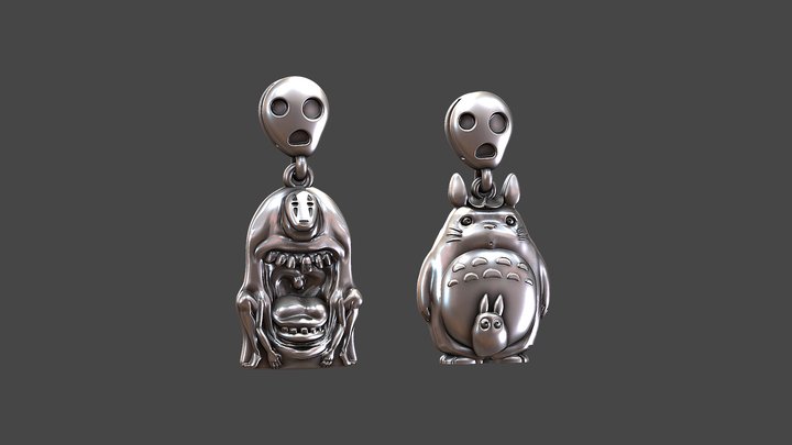 Xavier Pendentif Filles 3D Model