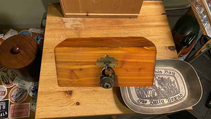 Box with lock 3D Model