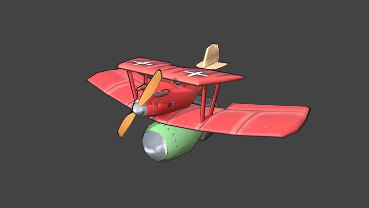 Plane GameArt2022 DAEHowest 3D Model