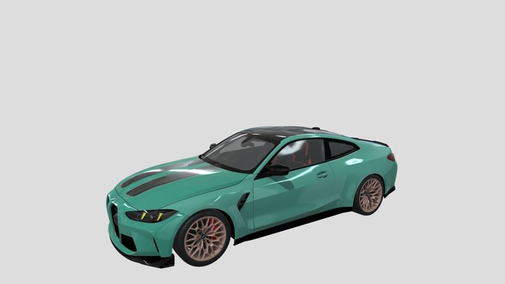 2025 BMW M4 CS 3D Model