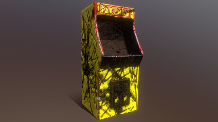 Obsolete Pacman Arcade 3D Model