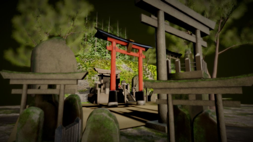Japanese Tori Graveyard