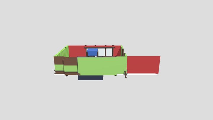 Dandys world Map 3D Model