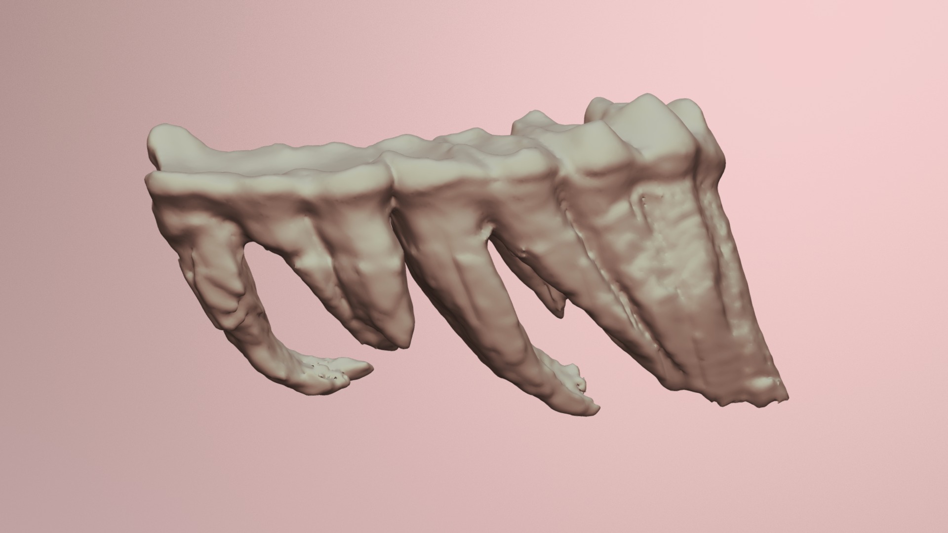 Mastodon Teeth from CT-Scan - Download Free 3D model by Virtual ...