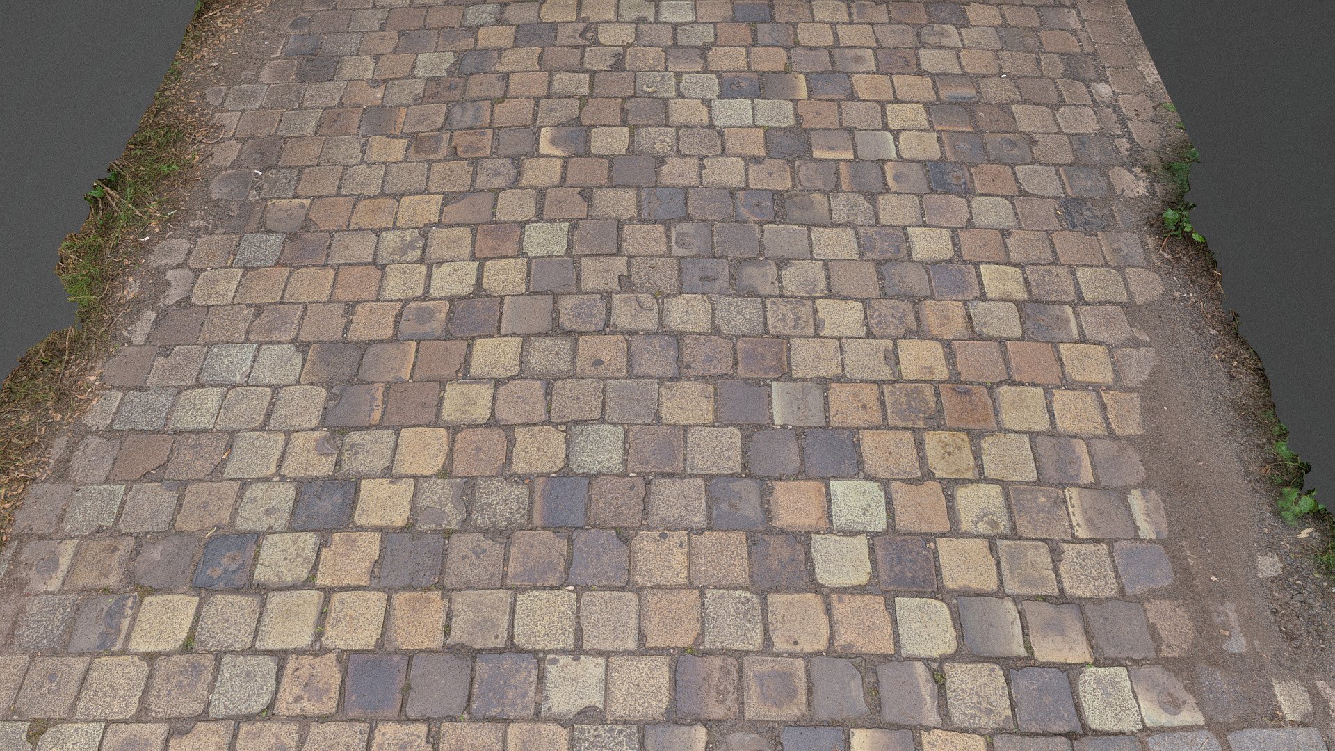 Old paved road Buy Royalty Free 3D model by matousekfoto [ab60d0c