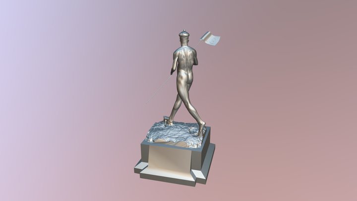Golf trophy 3D Model