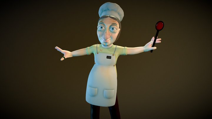 Lorenzo the cook 3D Model
