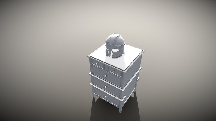 mueble  y un casco – Modèle 3D gratuit STL