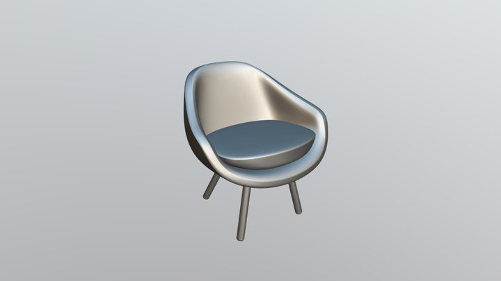 Armchair - 3Ds Max 3D Model
