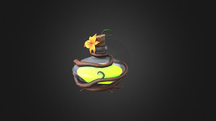 Potion_LOW 3D Model