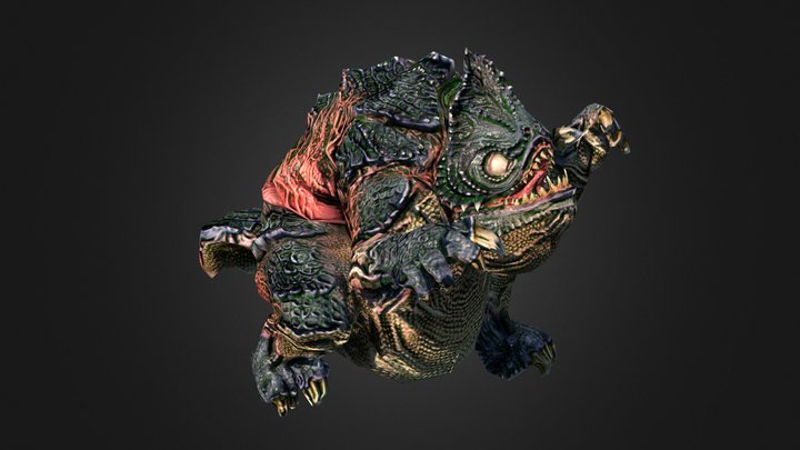 Kaiju: infestation (2500 polys) 3D Model