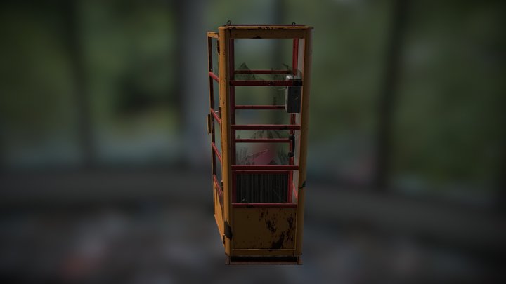 RV1 Phonebox 4 3D Model