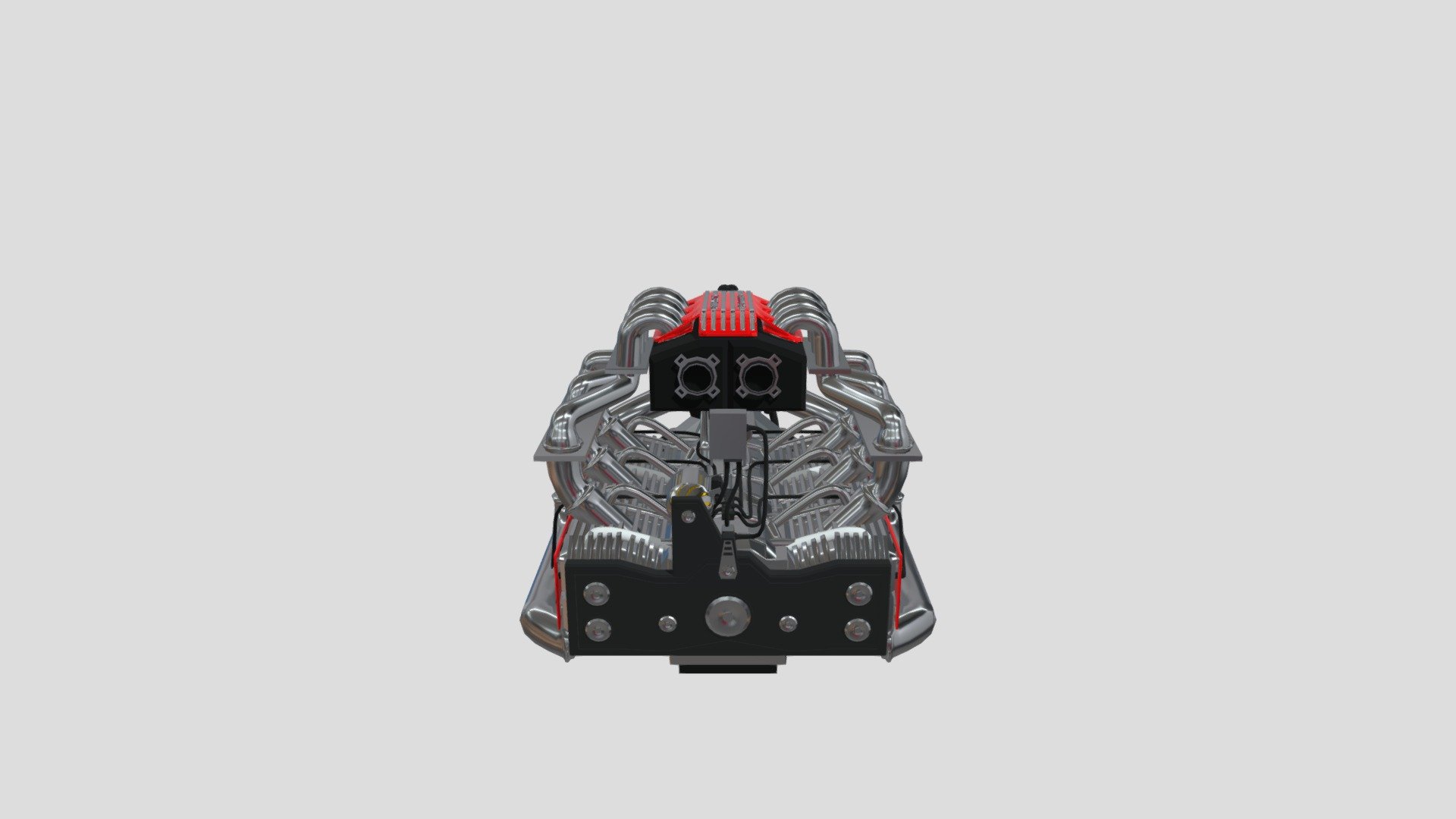 F6 Boxer Engine Download Free 3d Model By Inreality Solutions