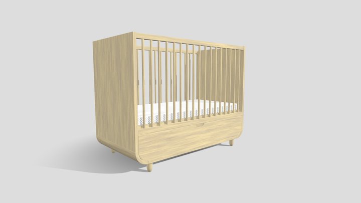 Baby cot 3D Model
