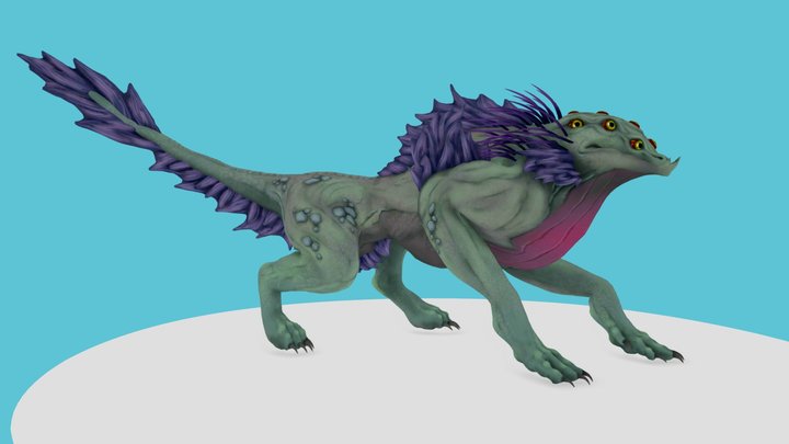 Alien Creature 3D Model