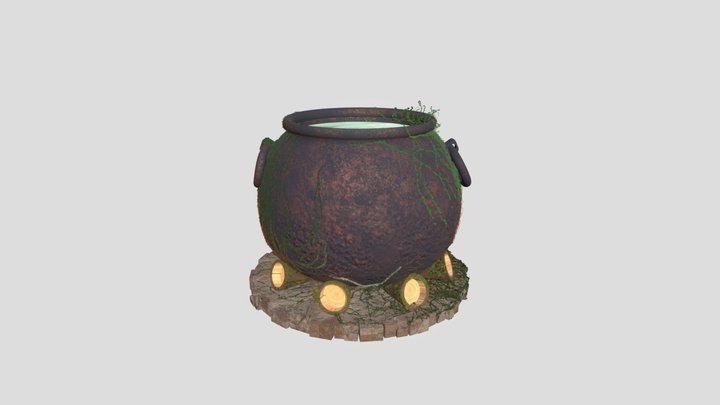 Cauldron Prop 3D Model