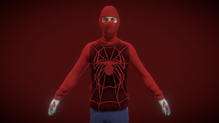 Spider-Man [2002] | Human Spider 3D Model