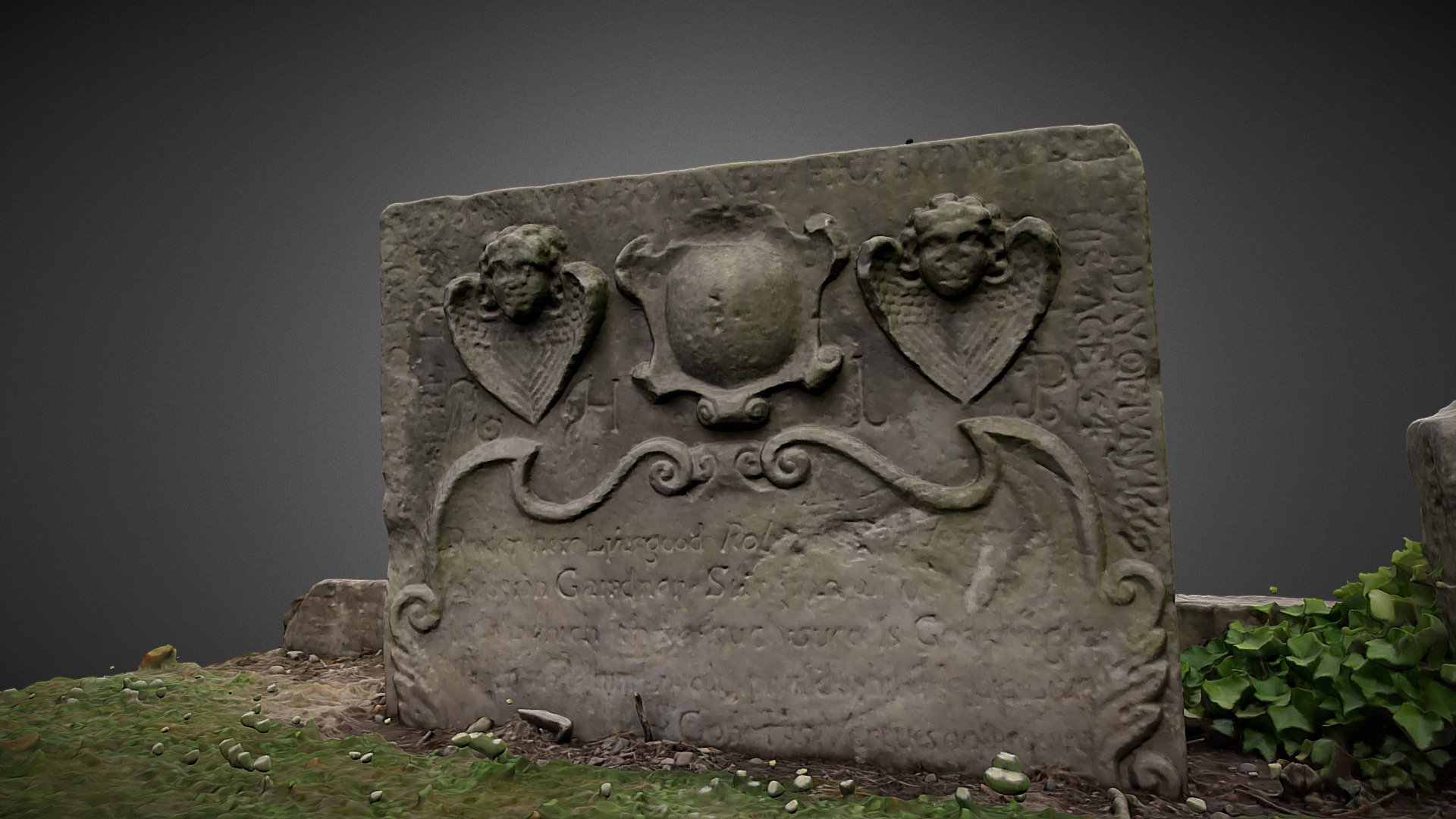 East Saltoun Kirk 1669 gravestone