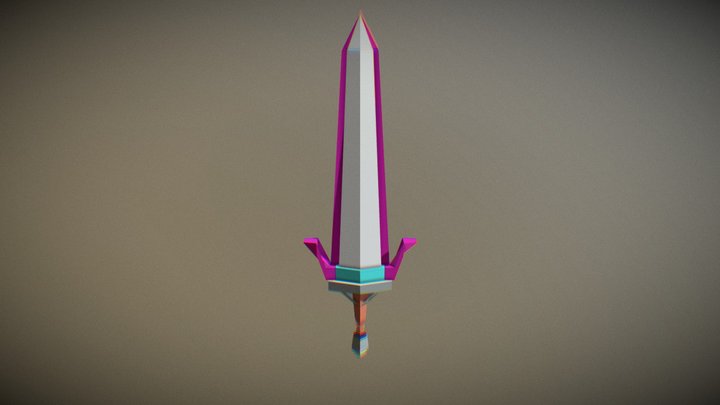 sum test sword my first 3d render 3D Model