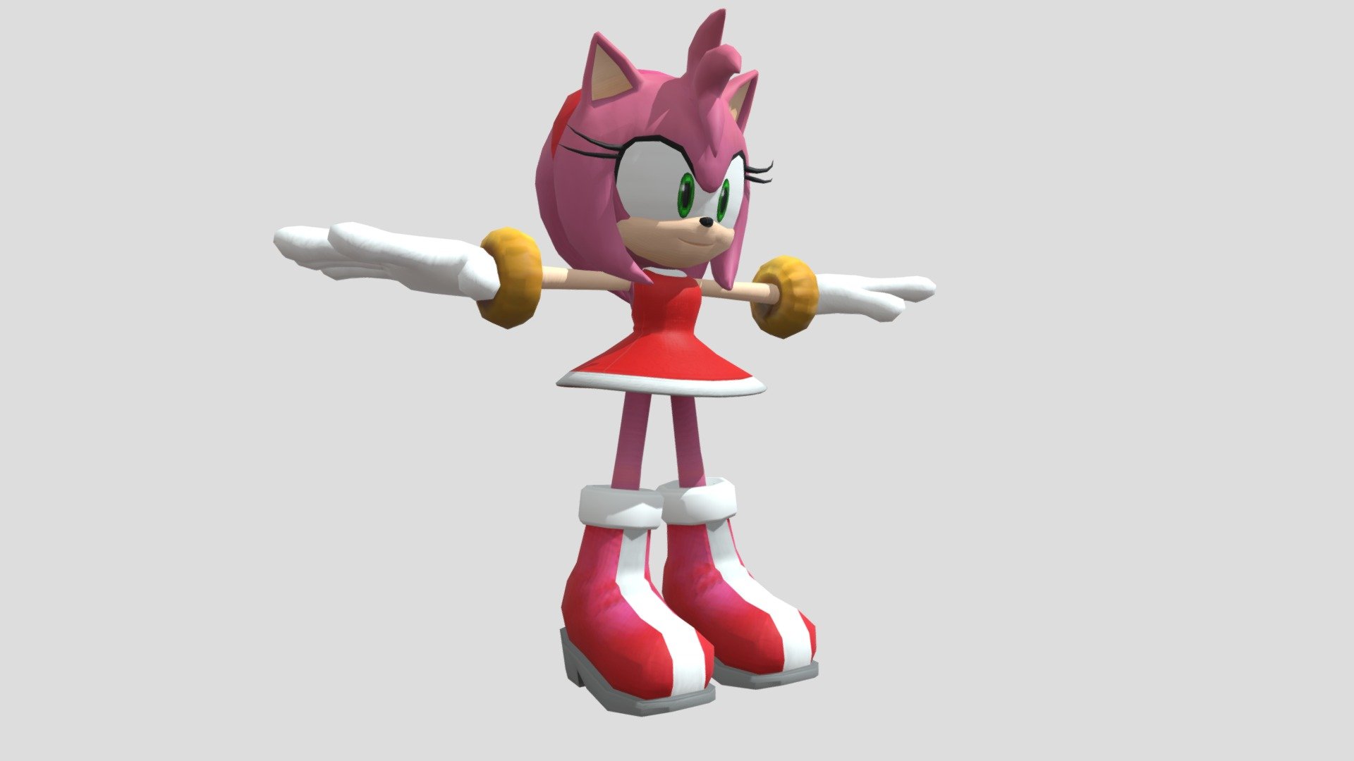 sonic-rangers-amy-credits-model - Download Free 3D model by ...