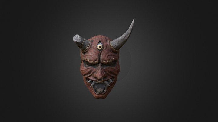 Oni Mask 3D Model