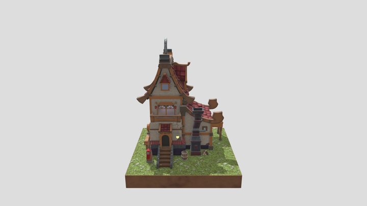 Japanese house 3D Model