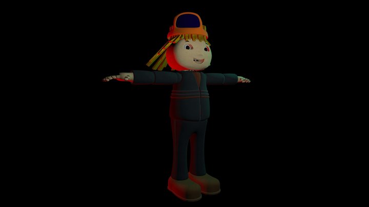 jollibee's phase 2 fnaf fan game ( popo )model 3D Model