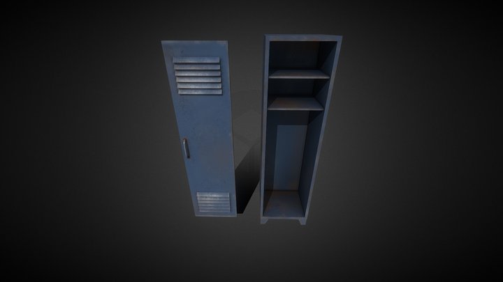 Old Locker 3D Model