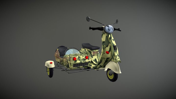 Sidecar 3D Model