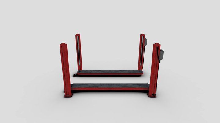 Jack Car (low poly) 3D Model
