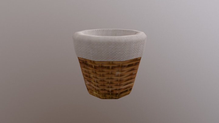 Kitchen Bin Asset 3D Model