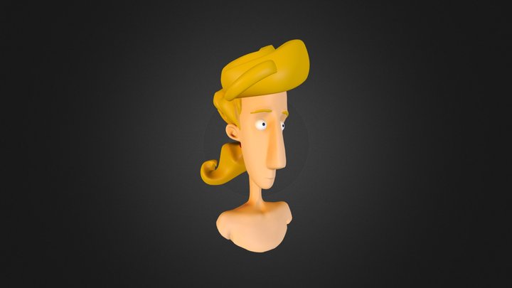 Guybrush Bust 3D Model