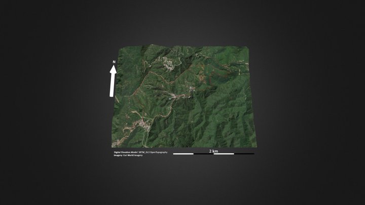香屯村_龙泉峪长城 – Modelo 3D gratuito STL