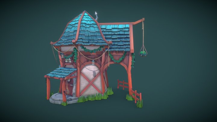 Little Cottage 3D Model