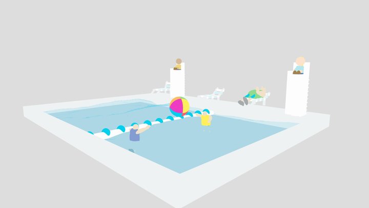 Town Pool 3D Model