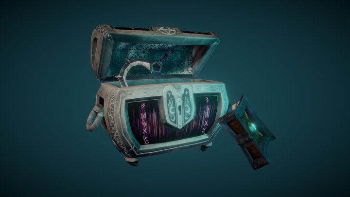 Treasure Chest 3D Model
