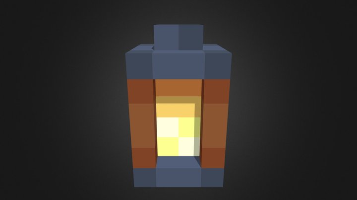 Minecraft Lantern 3D Model